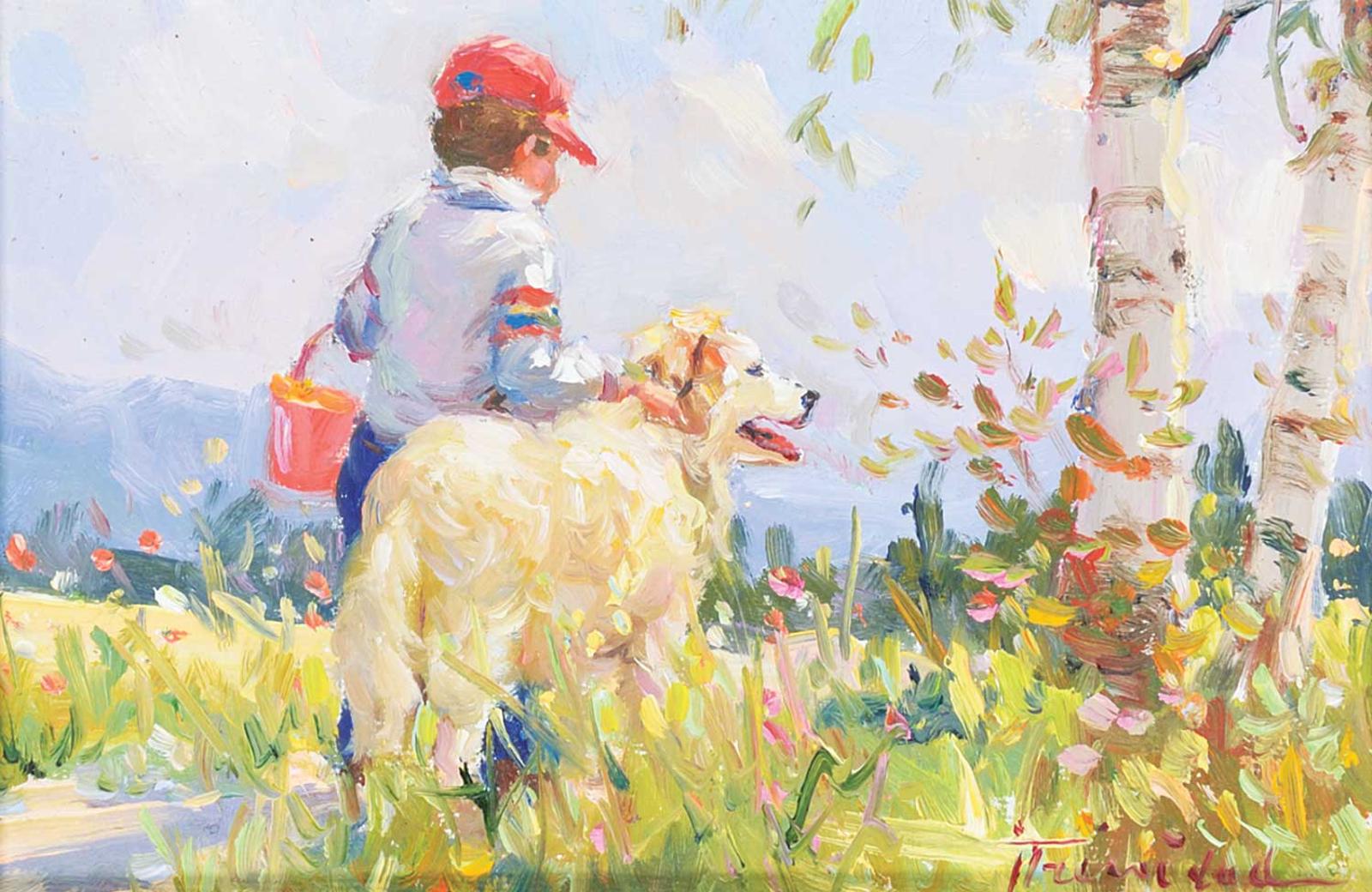 Jose Trinidad (1924-2019) - Untitled - Boy's Best Friend