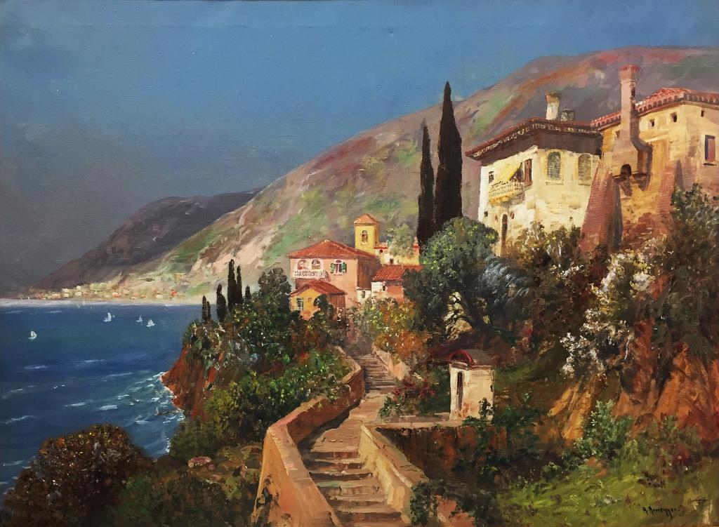 Alois Arnegger (1879-1967) - Meditteranean coast