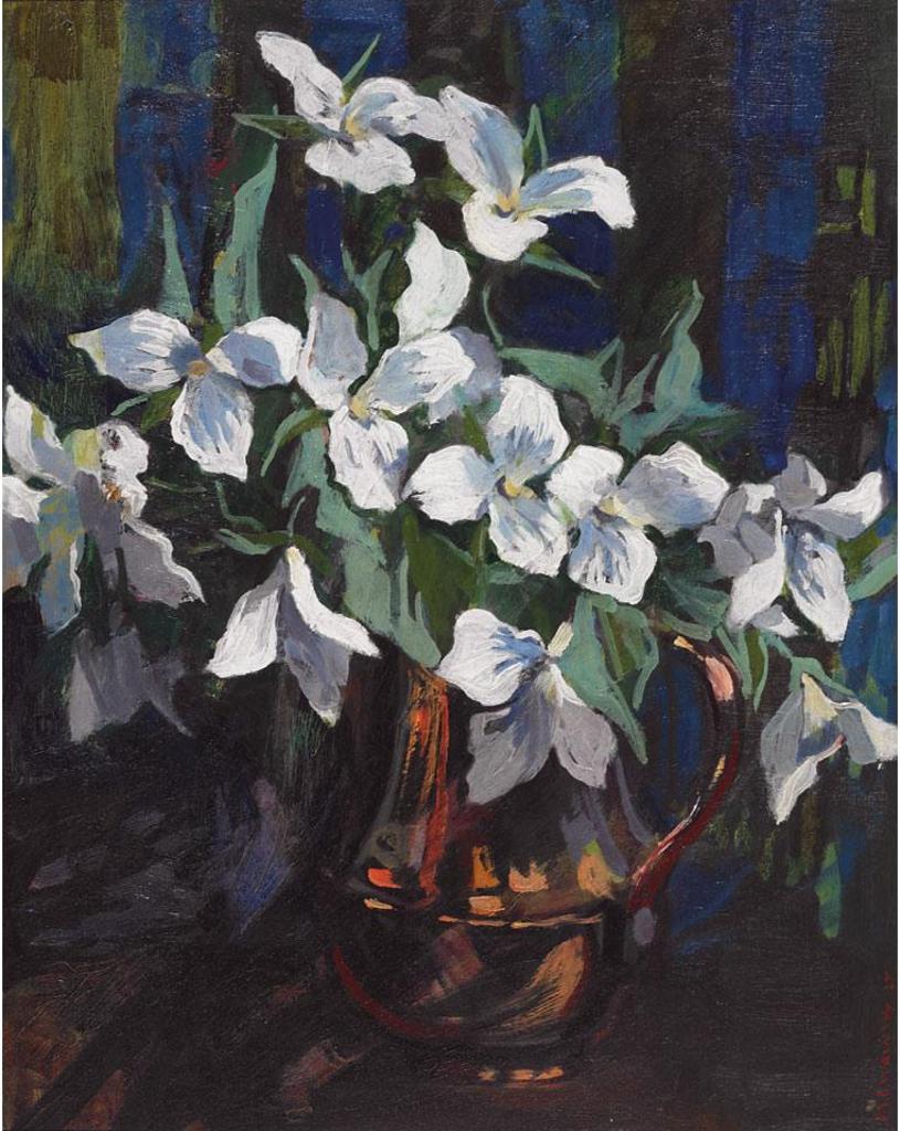 Mary Evelyn Wrinch (1877-1969) - White Lilies In A Jug