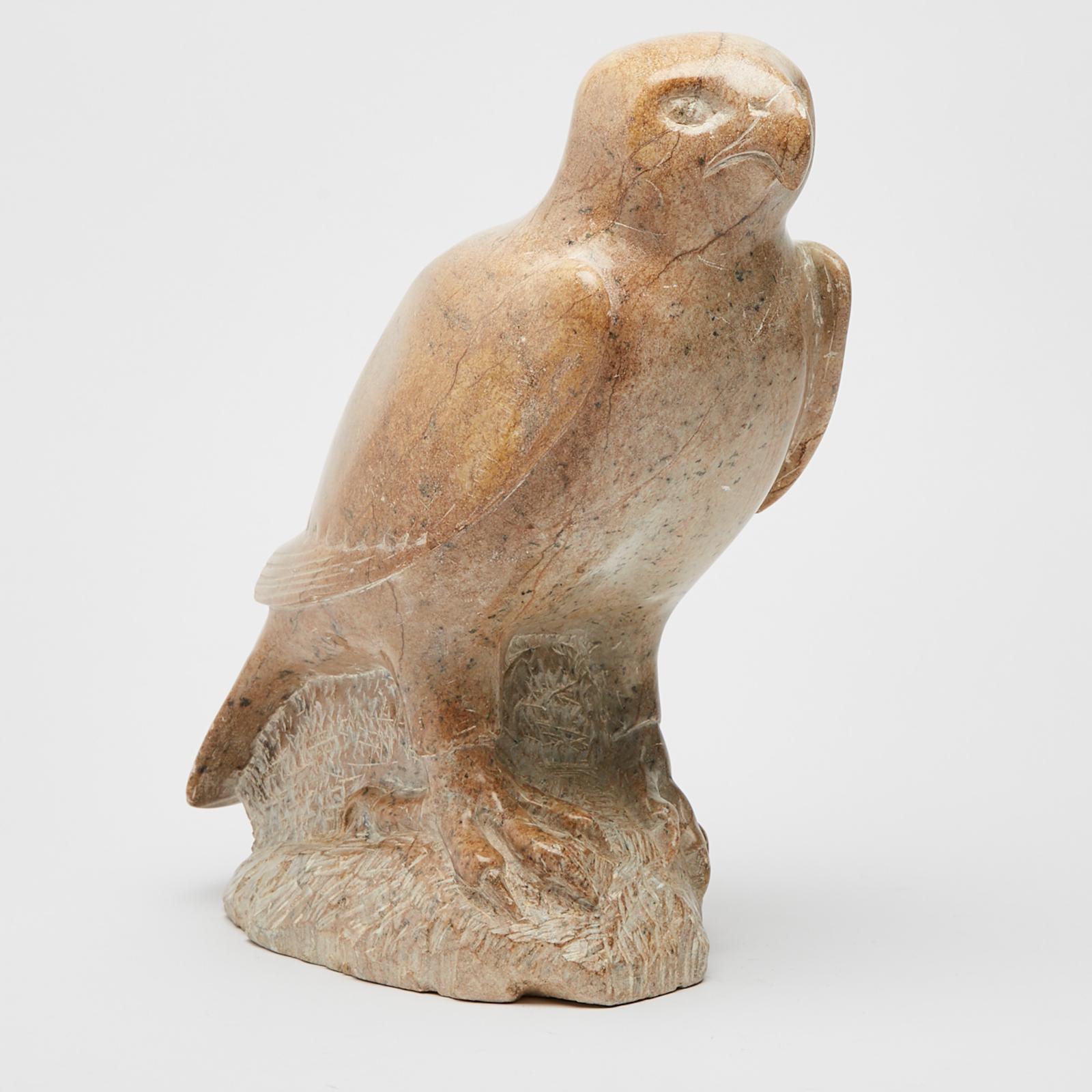 Henry Evaluardjuk (1923-2007) - Perched Falcon