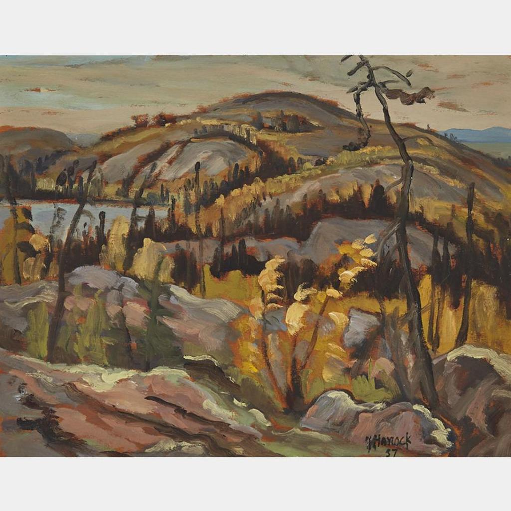 Maurice Hall Haycock (1900-1988) - Hills North Of Lake Athabasca (On Crackingston Point Near Gunnar Mines)