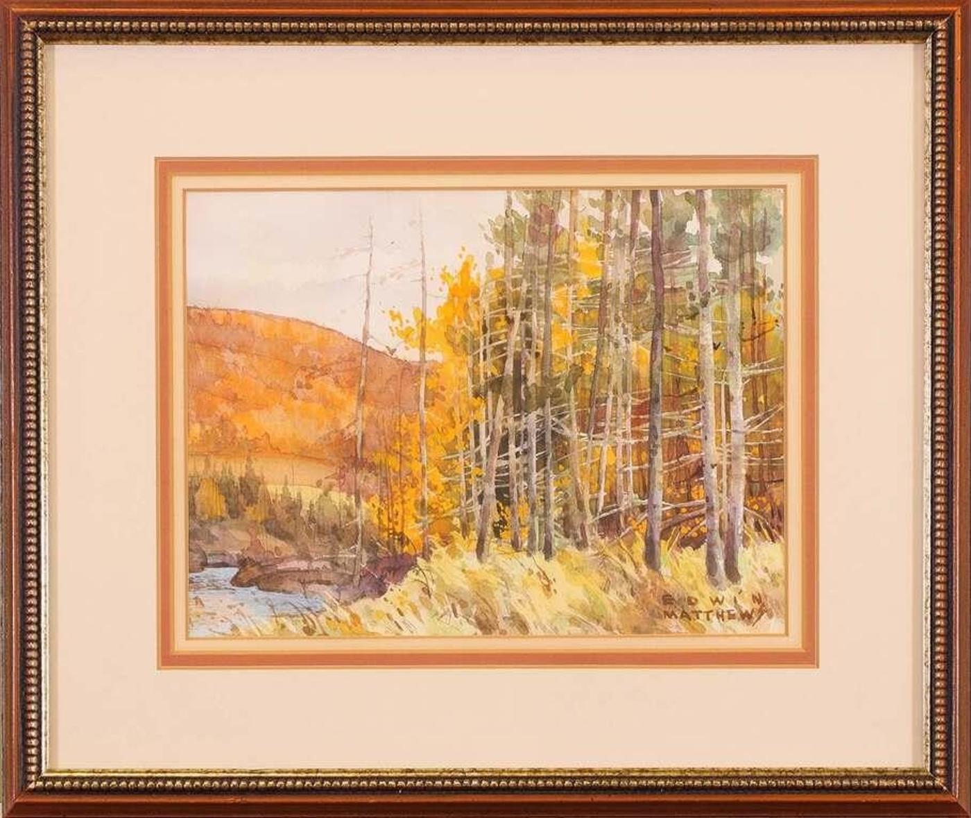 Edwin Henry Matthews (1924-2014) - Cedars at Mont Ste. Marie, Quebec