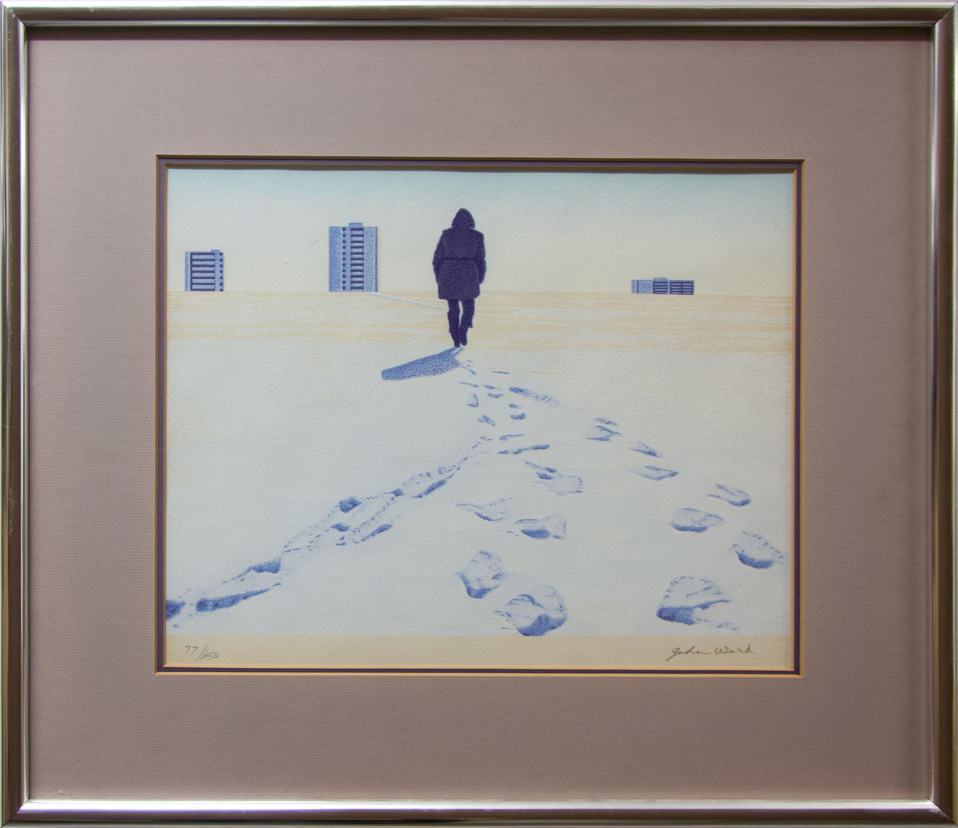 John Ward (1948) - Untitled (Footprints)