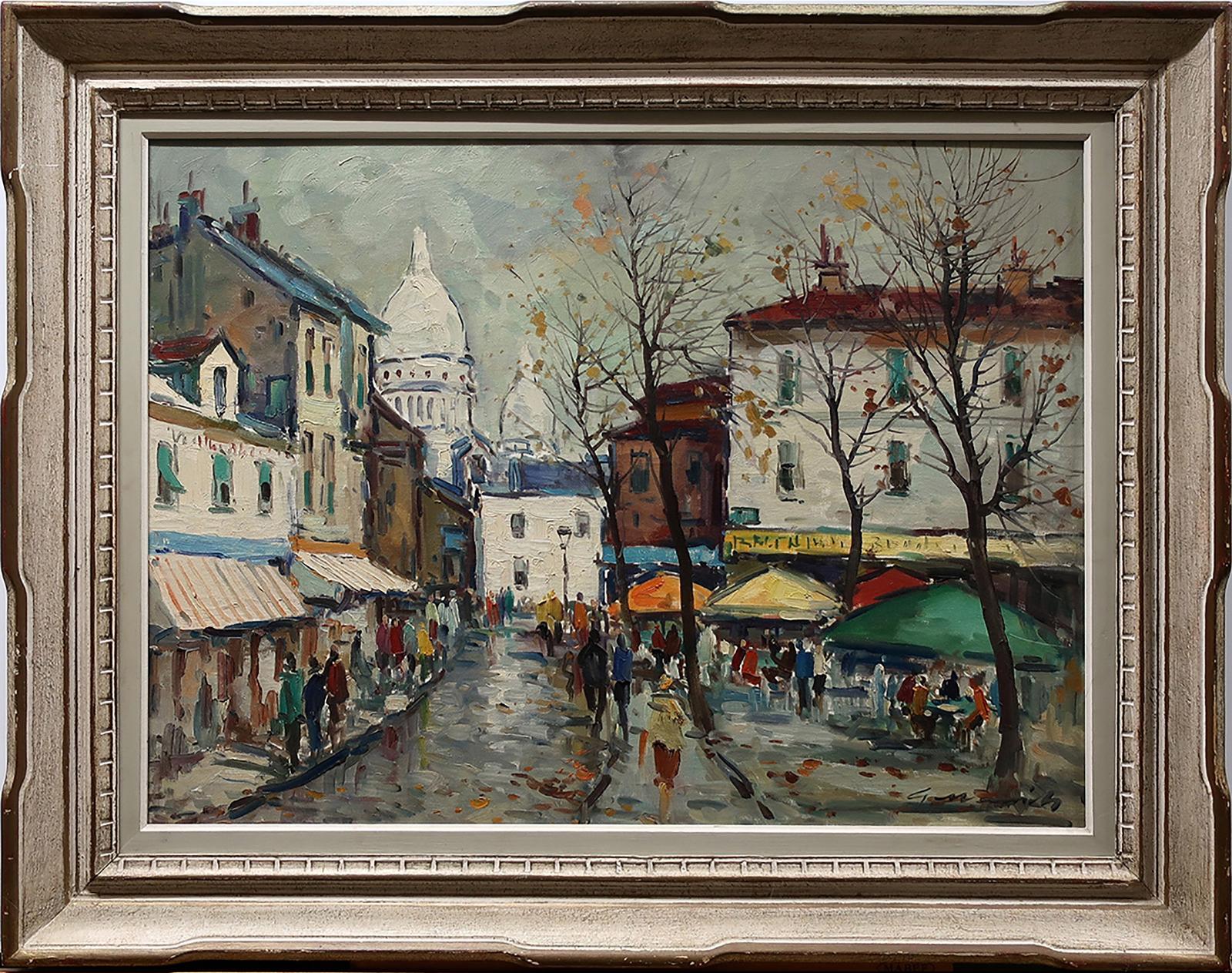 Geza (Gordon) Marich (1913-1985) - Untitled (Rainy Day, Montreal)