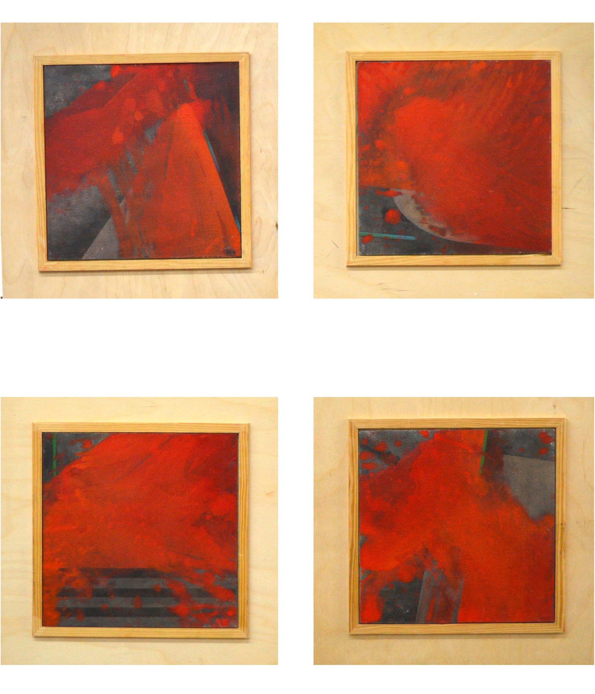 E. F. Gondersco - 4 compositions abstraites