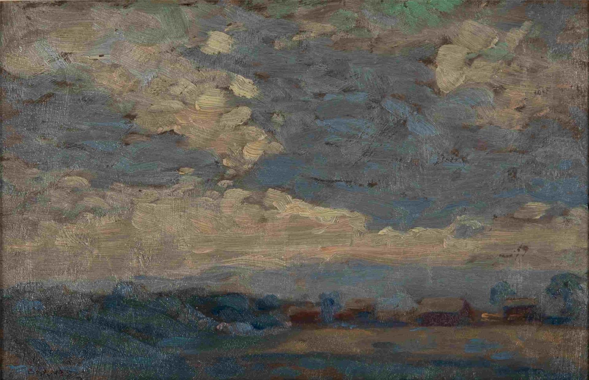 Wilfred Molson Barnes (1882-1955) - Quebec Landscape (1917)