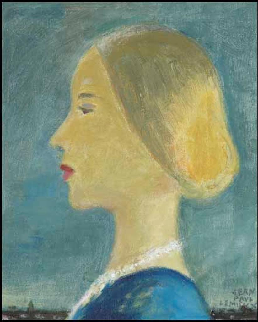 Jean Paul Lemieux (1904-1990) - Woman in Blue