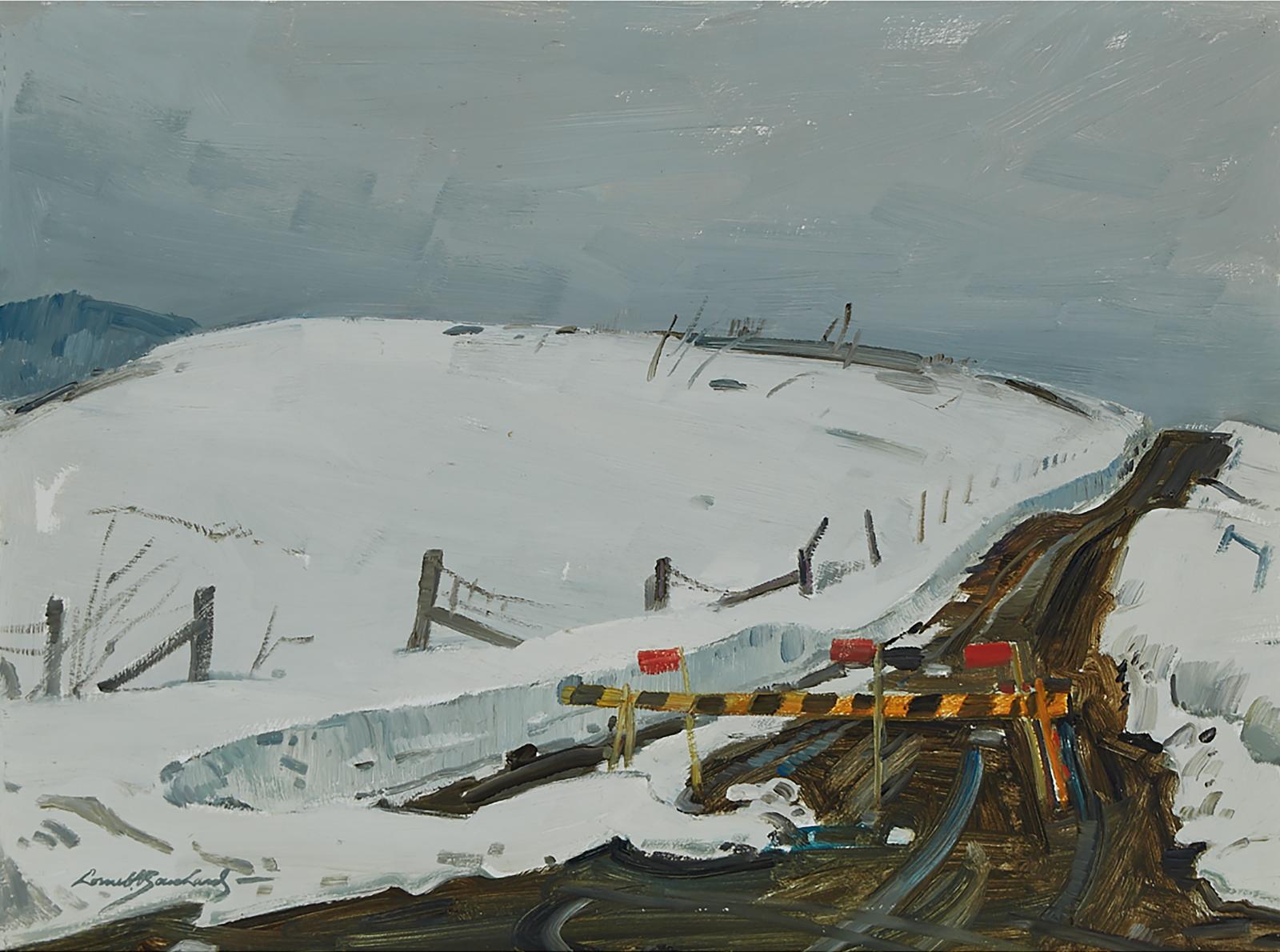 George Lorne Holland Bouchard (1913-1978) - Dégele Sur Un Route Secondaire, Charlevoix County, P.Que.