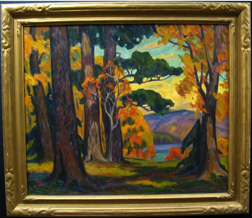 Leonard Amos (1903-1999) - Autumn Woodlands