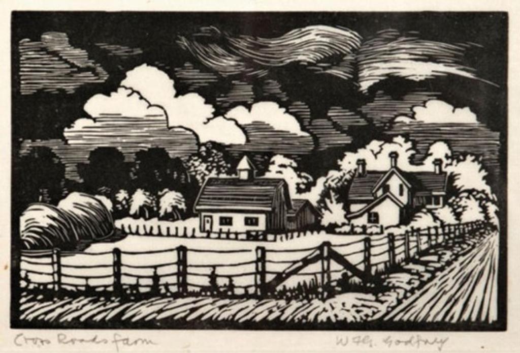 William Frederick George Godfrey (1884-1971) - Woodcut, signed & titled