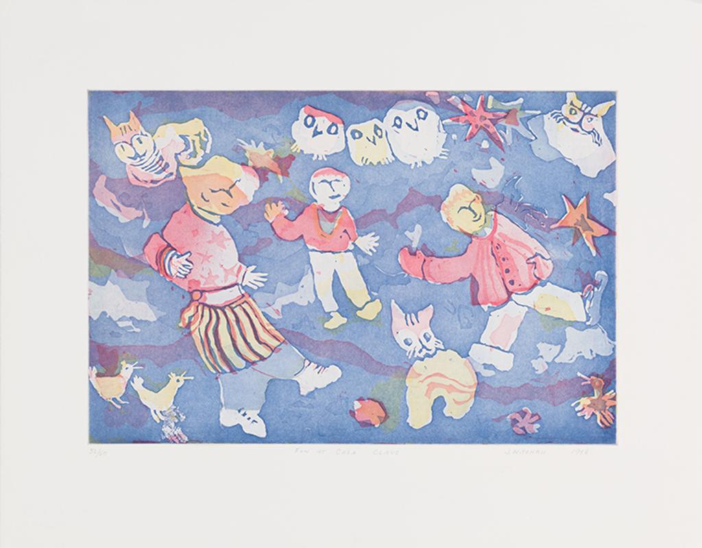 Janet Mitchell (1915-1998) - Fun at Casa Claus