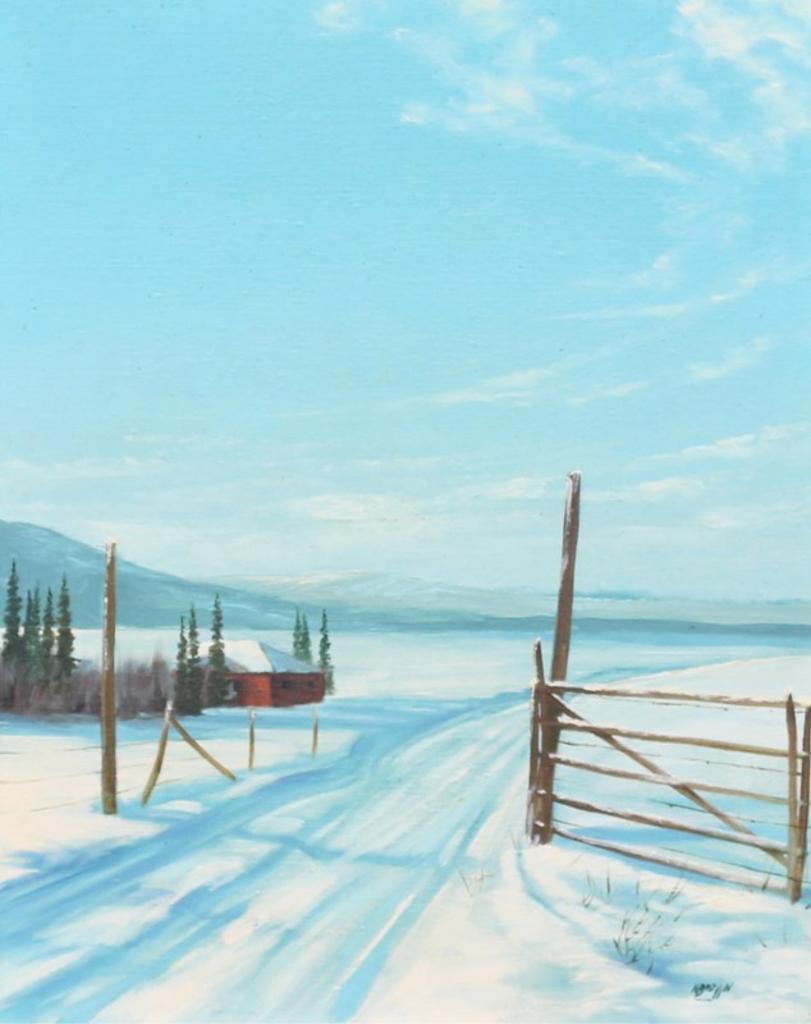 Norman Richard Brown (1958-1999) - Winter Foothills