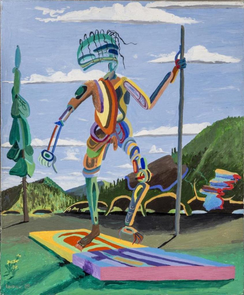 Lawrence Paul Yuxweluptun (1957) - Medicine Man on the Land