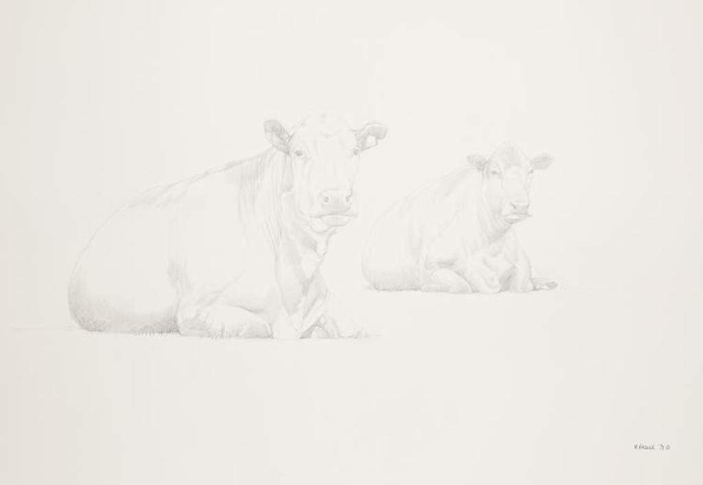 Melinda Brewer - Two Resting Cows