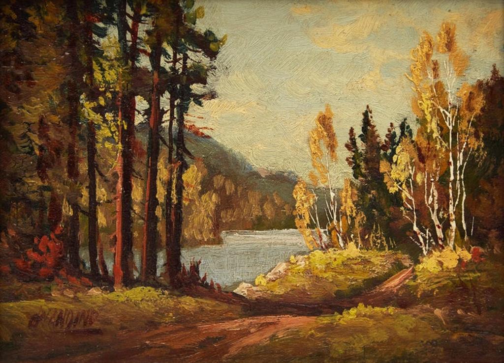 Otto Planding (1887-1964) - Road by the River; River Landscape