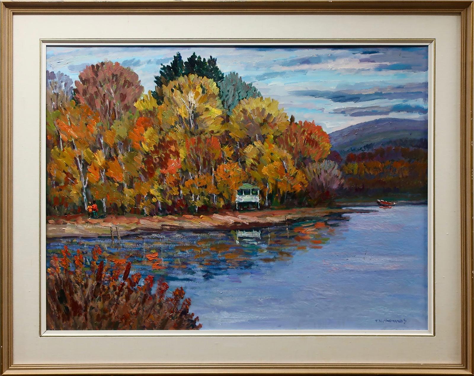 Tibor Krausz (T.K.) Thomas (1919) - Automne Sur Le Lac