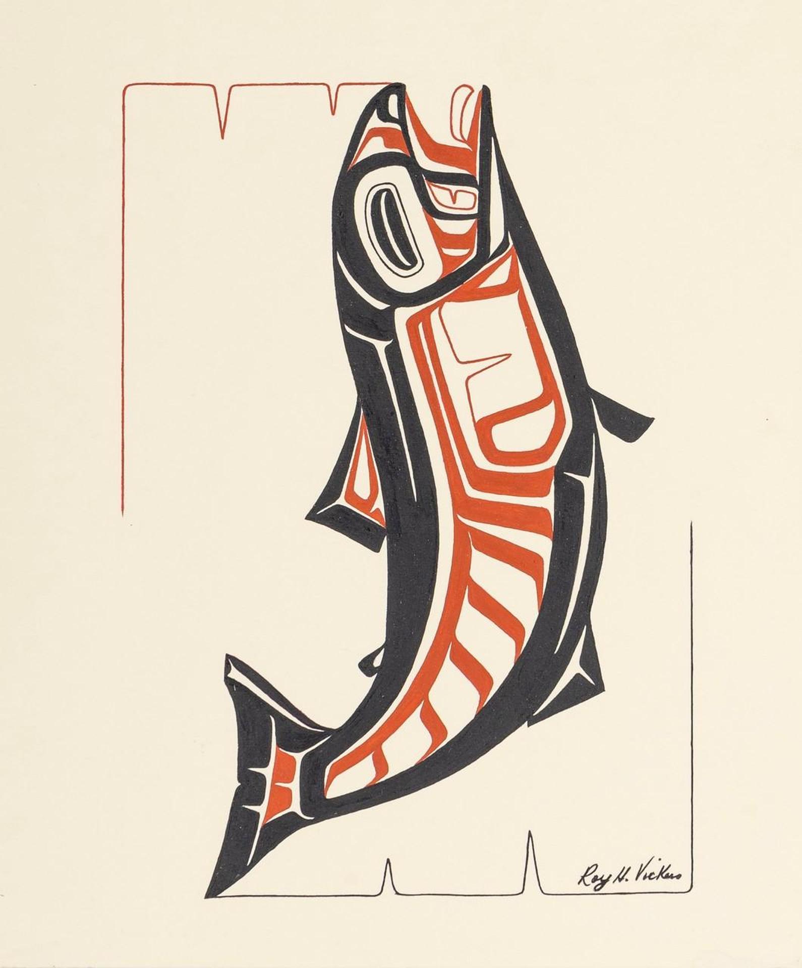 Roy Henry Vickers (1946) - Salmon