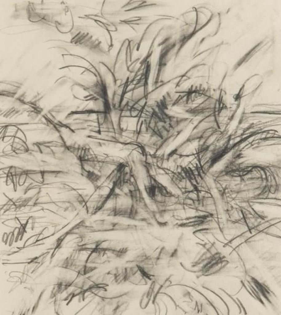John Graham Coughtry (1931-1999) - Study for Figures in Forest Stream