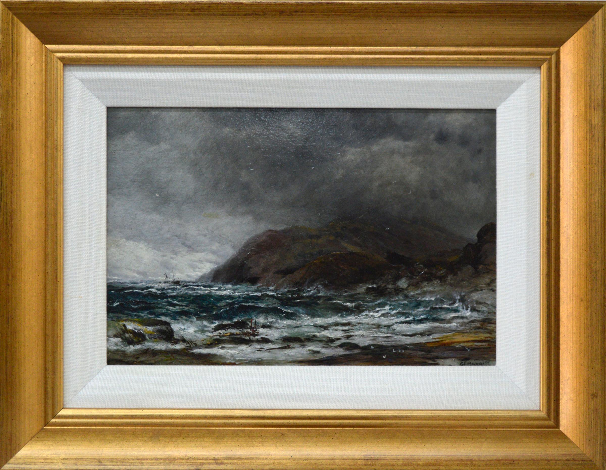 George Fotherly Hargitt (1838-1928) - Côte orageuse