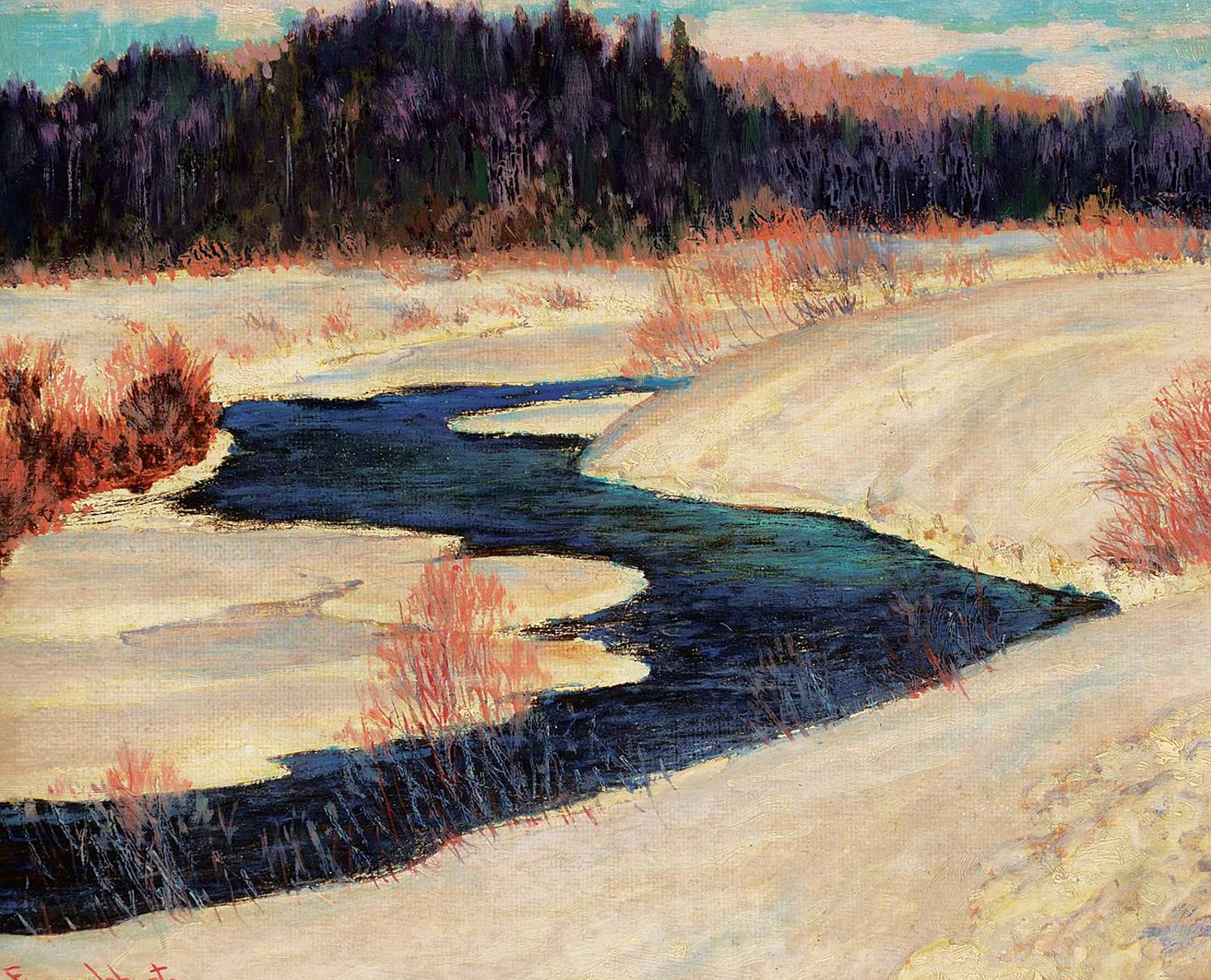 Francis Hans (Franz) Johnston (1889-1949) - Coming Spring, Sturgeon River Country