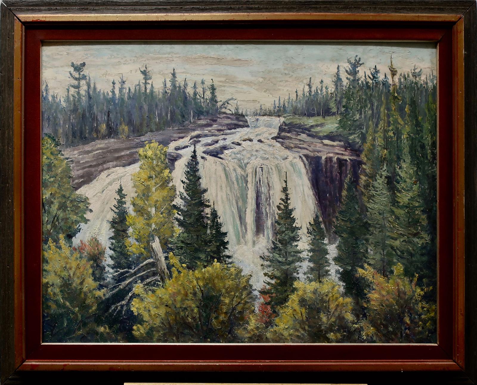 Gordon Edward Pfeiffer (1899-1983) - Falls On The Bestiamis River