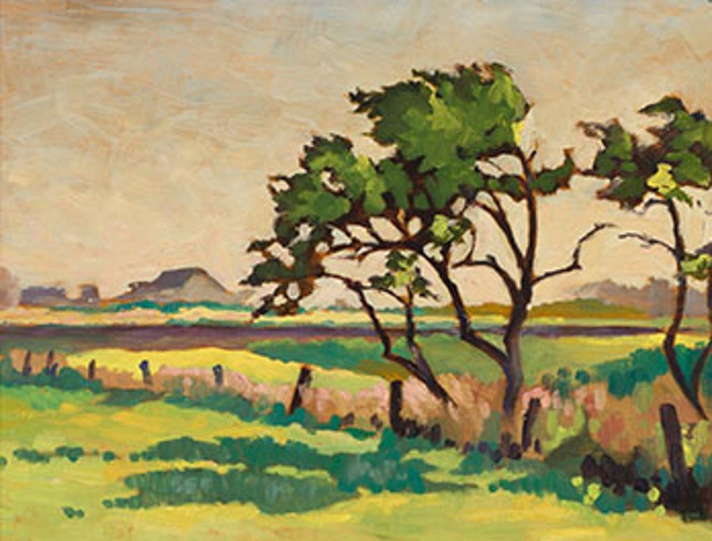 William Percival (W.P.) Weston (1879-1967) - Landscape with Trees