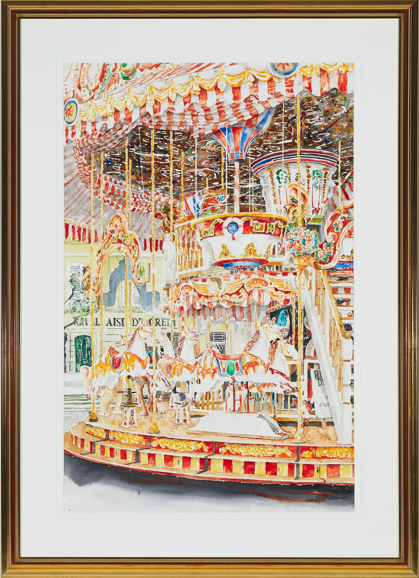 Michael Zarowsky (1946) - Carousel (Horses)