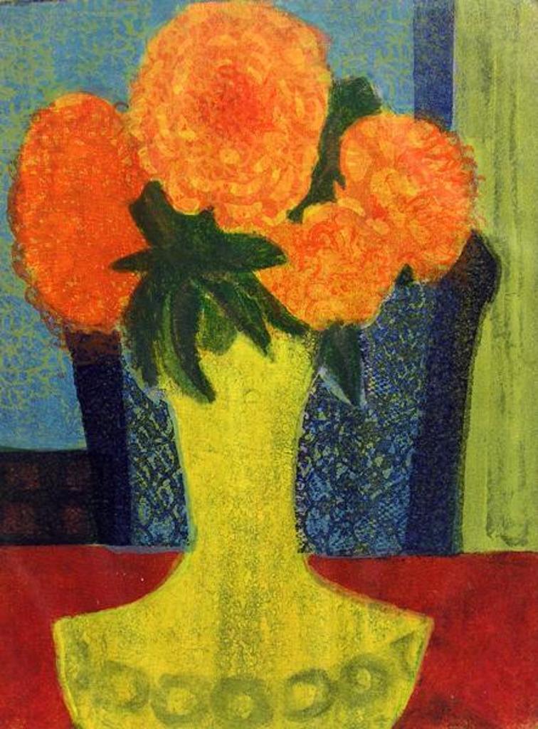 John Harold Thomas Snow (1911-2004) - Yellow Vase With Flowers