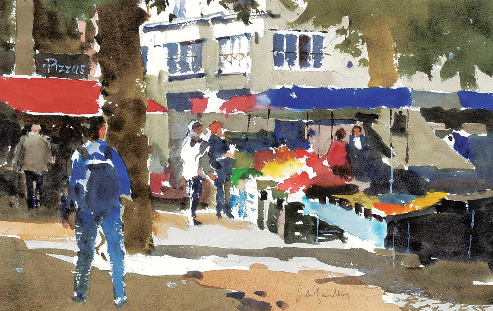 John Barkley (1964) - Untitled - Outdoor Market