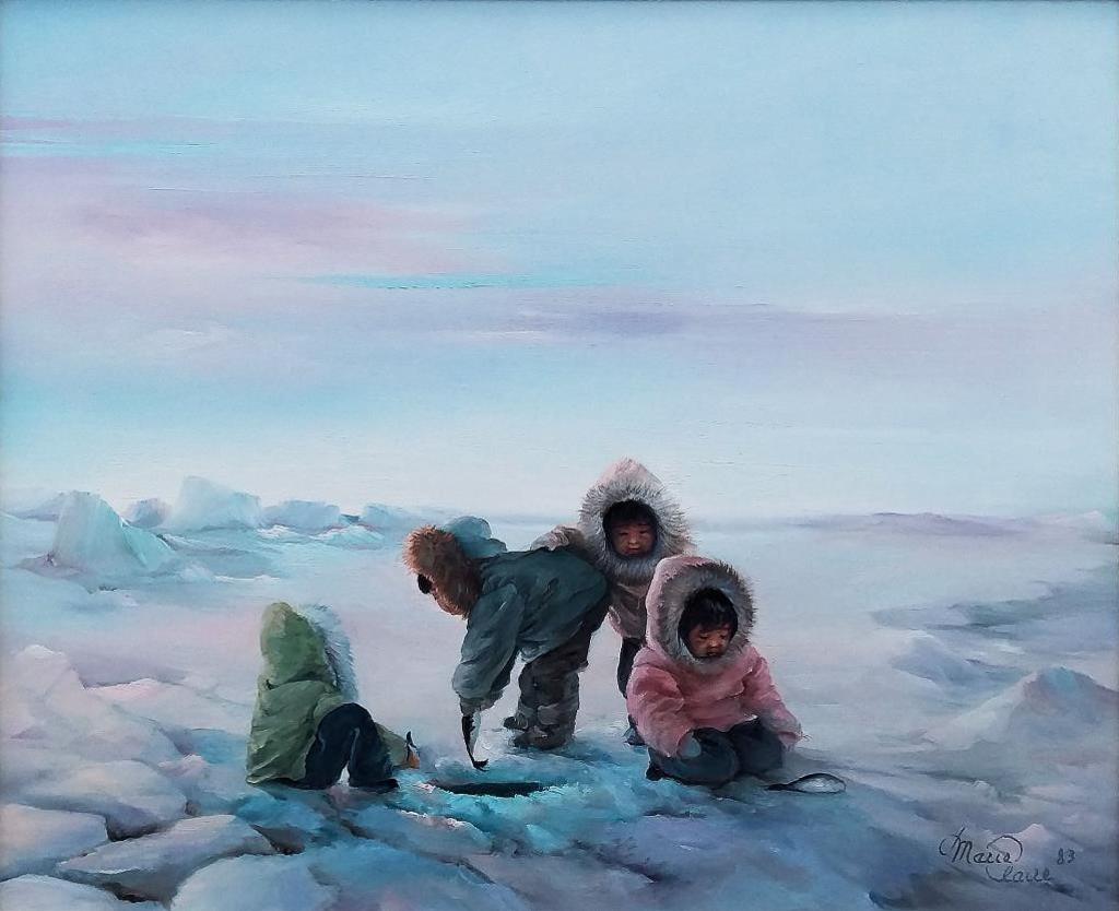 Marie Claire (1939-2002) - Peche a Quatre, Pond Inlet, 1983