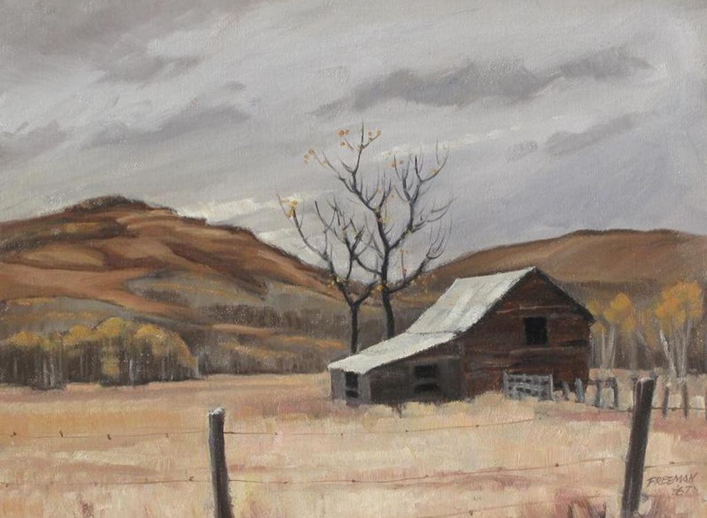 Richard (Dick) Audley Freeman (1932-1991) - Old Farm Building, Foothills; 1967