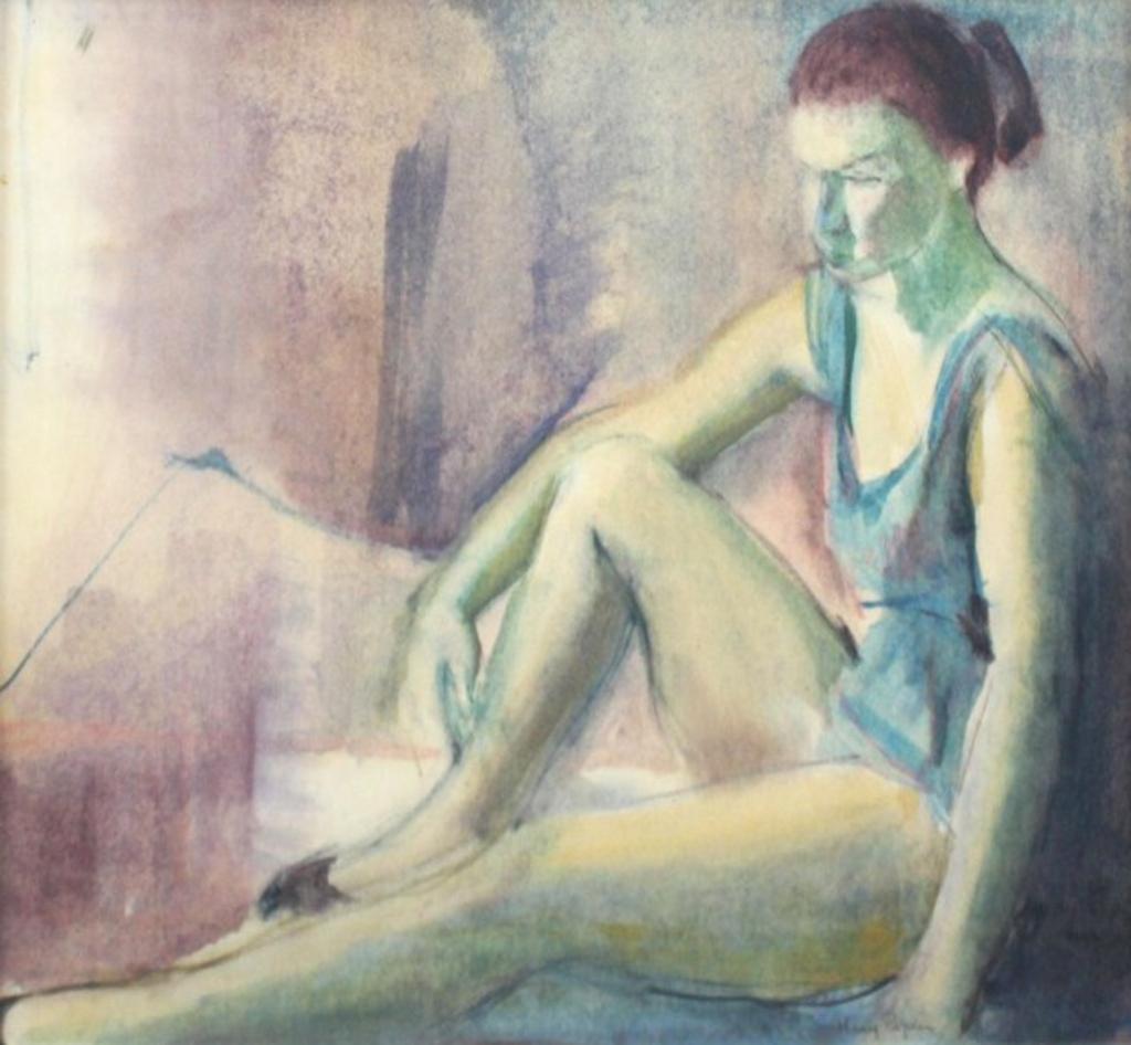 Mary Pepin - Seated Dancer