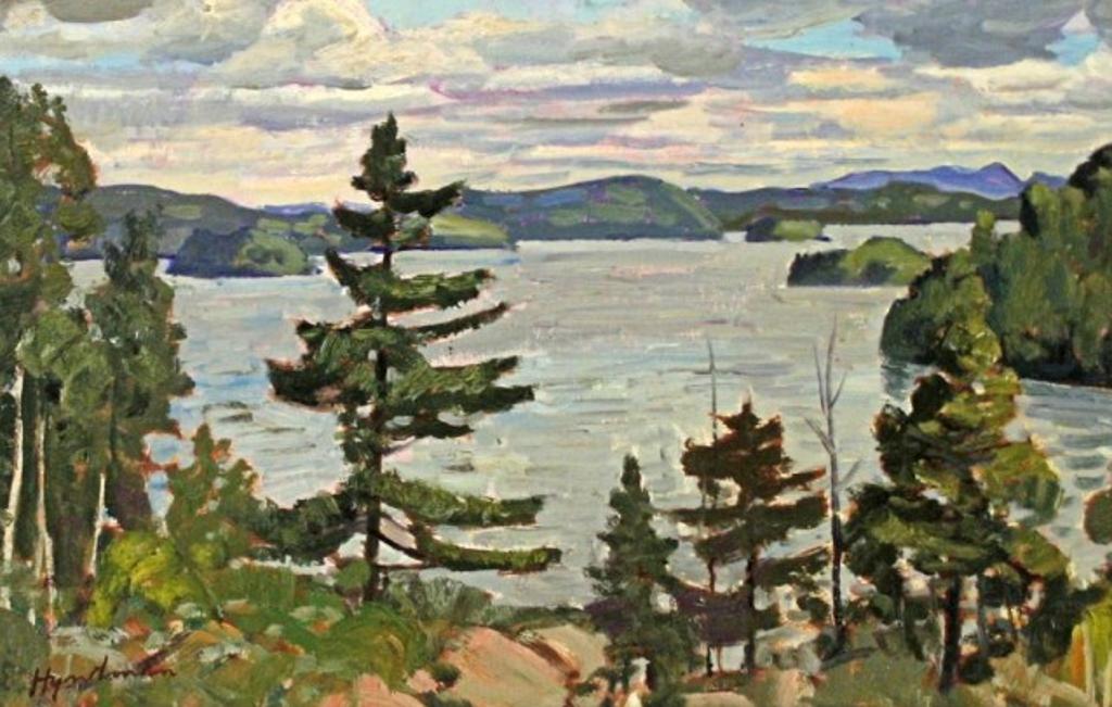 Robert Stewart Hyndman (1915-2009) - Lakeside Landscape