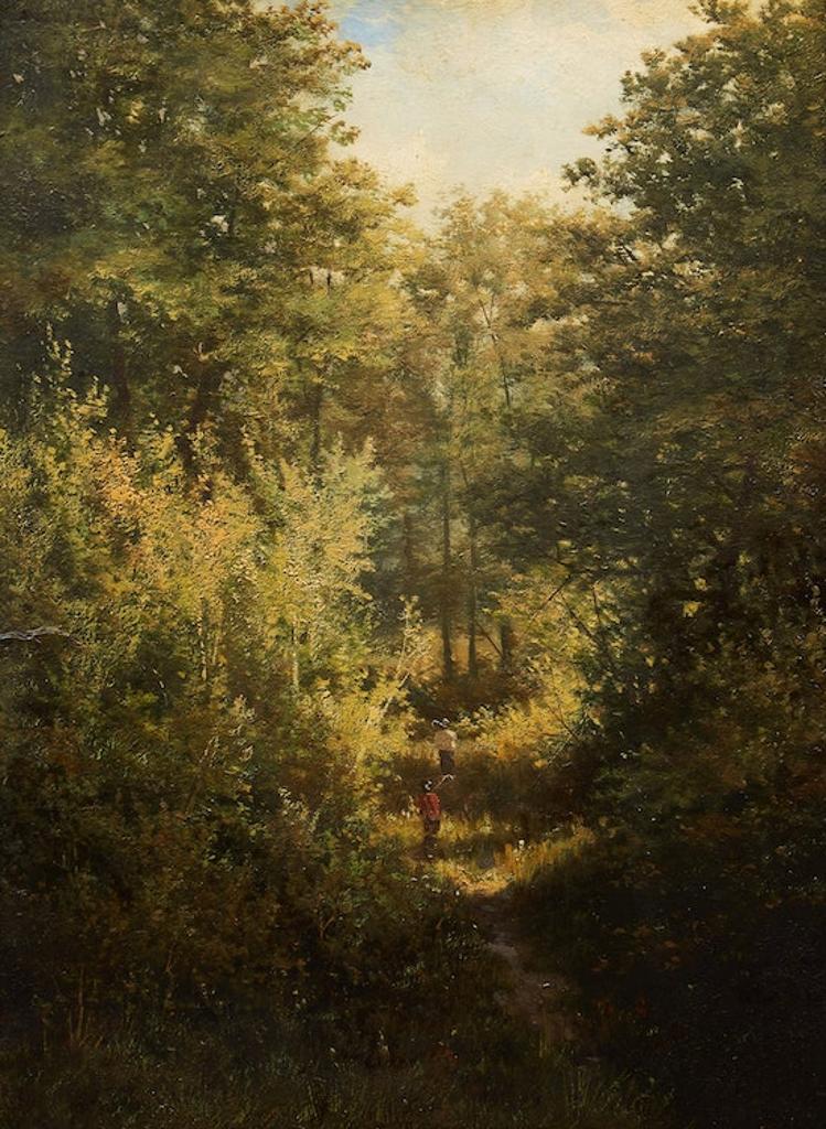Aaron Allan Edson (1846-1888) - Exploring the Bridle Path, Mount Royal, Montreal