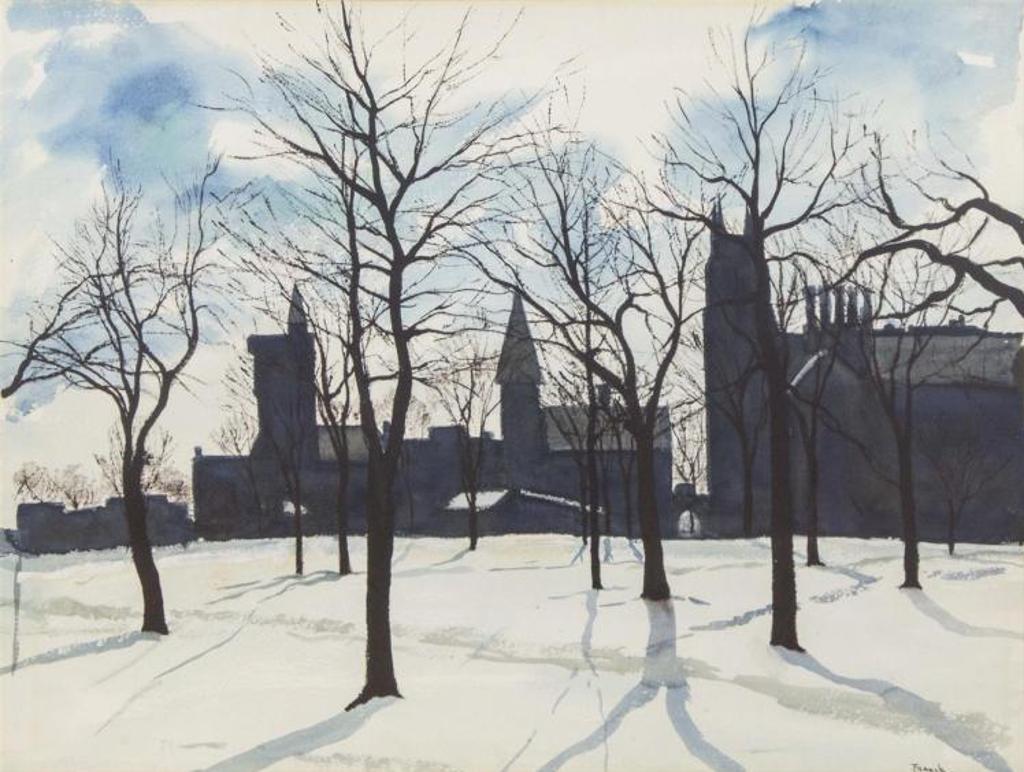 Albert Jacques Franck (1899-1973) - Winter landscape
