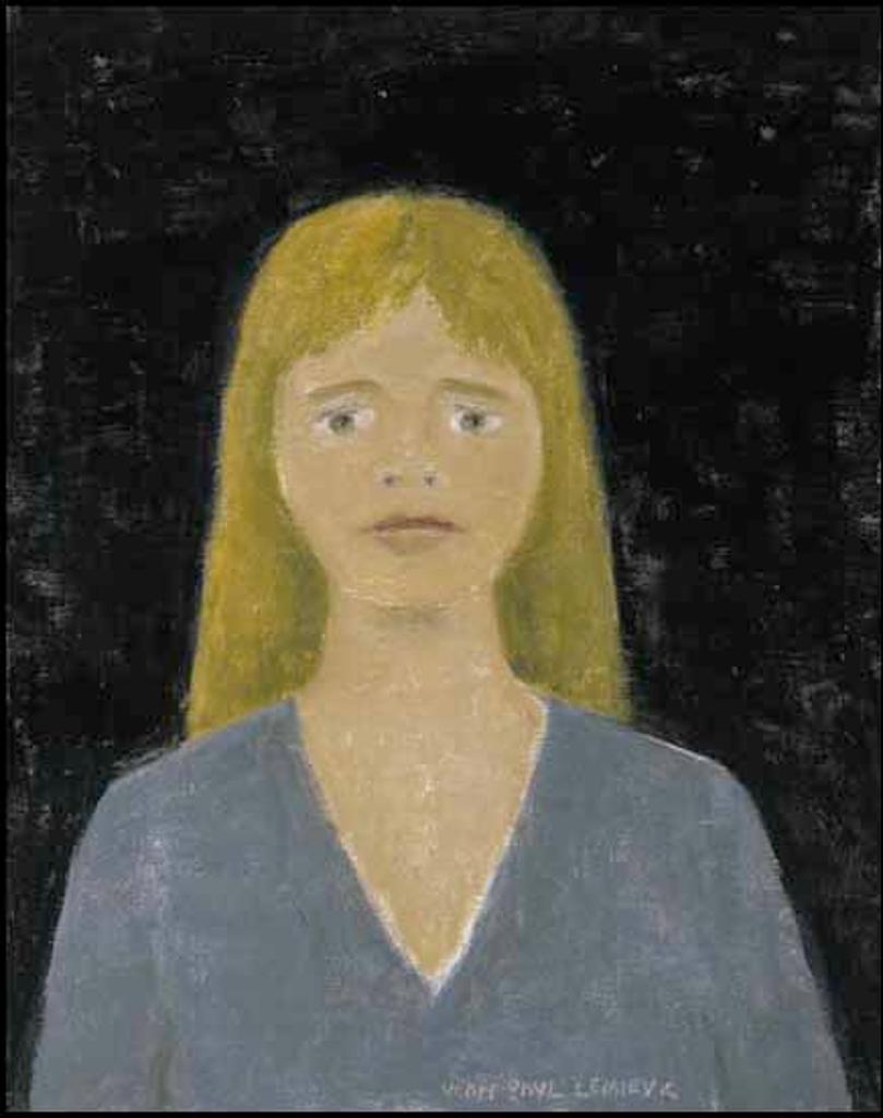 Jean Paul Lemieux (1904-1990) - Jeune fille dans la nuit