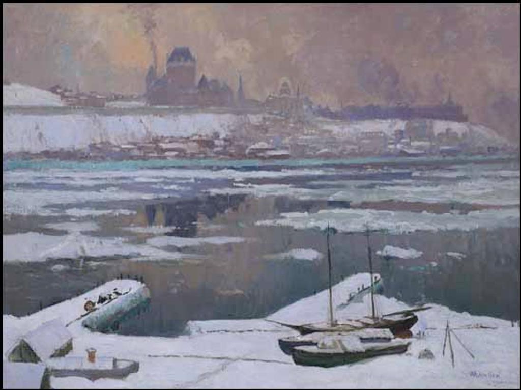 Maurice Galbraith Cullen (1866-1934) - View of Quebec from Levis