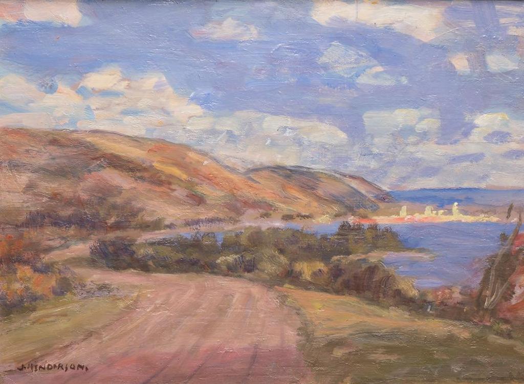 James Henderson (1871-1951) - Sketch on the Way to Lebret