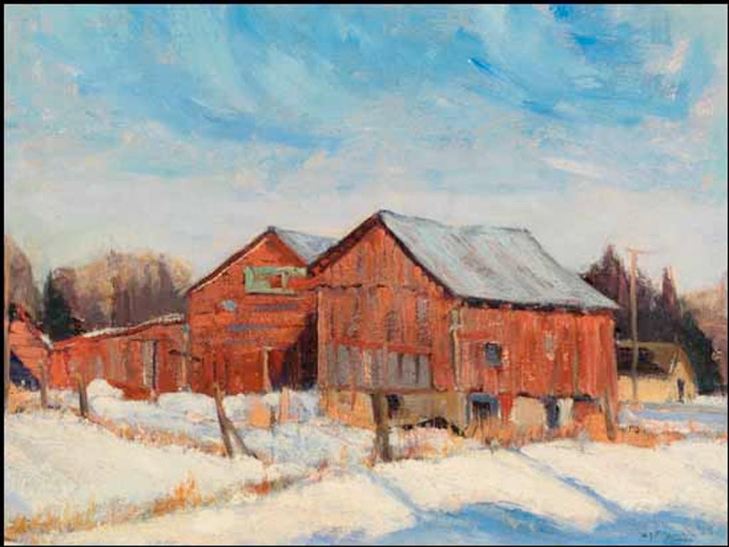 Albert Jacques Franck (1899-1973) - Old Barns, Dufferin St., Toronto