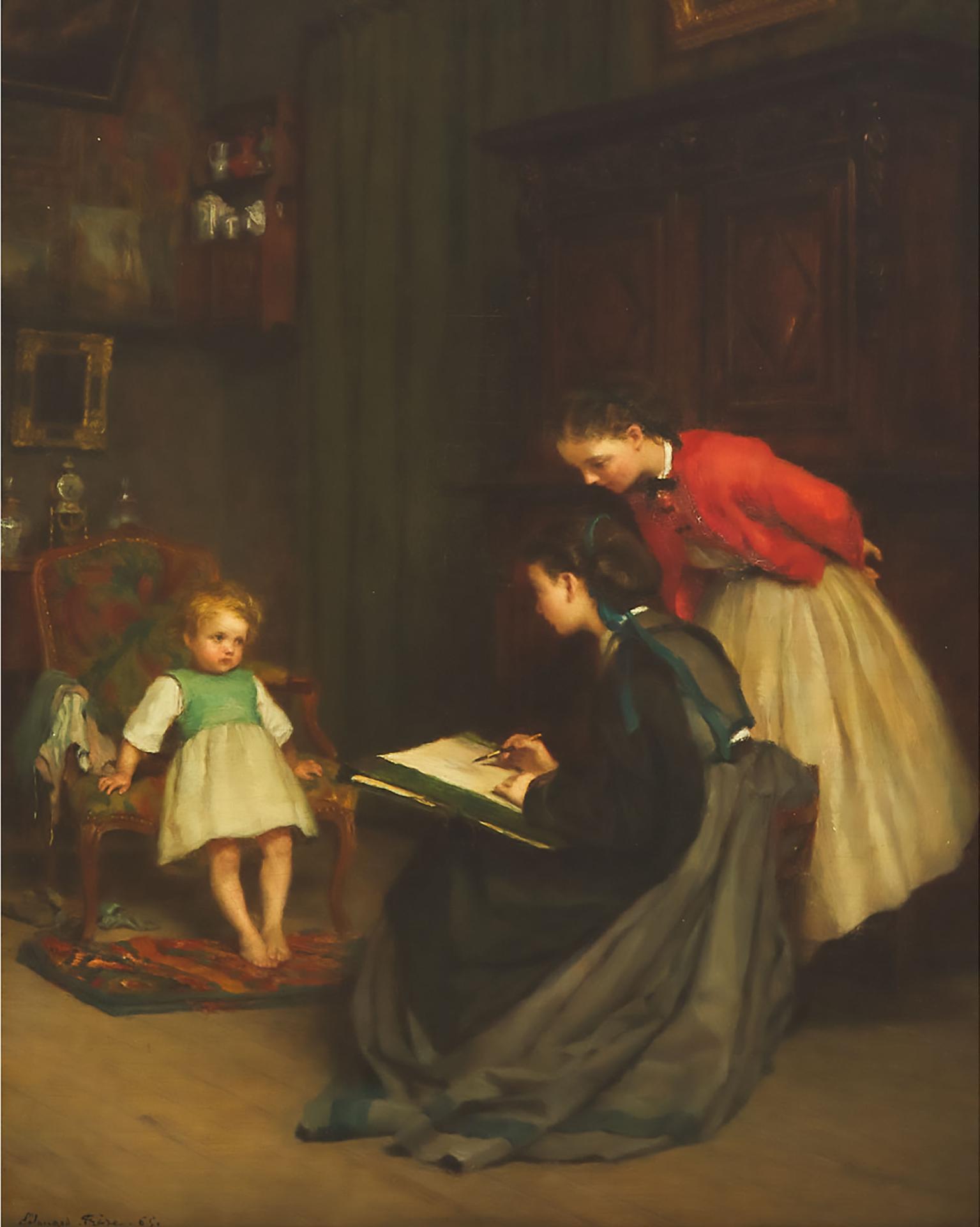 Pierre Edouard Frère (1819-1886) - Painting Baby, 1865