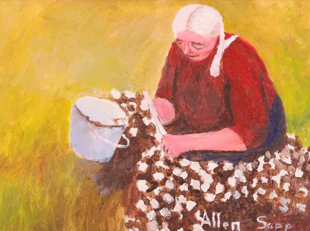 Allen Fredrick Sapp (1929-2015) - Grandmother Peeling Potatoes