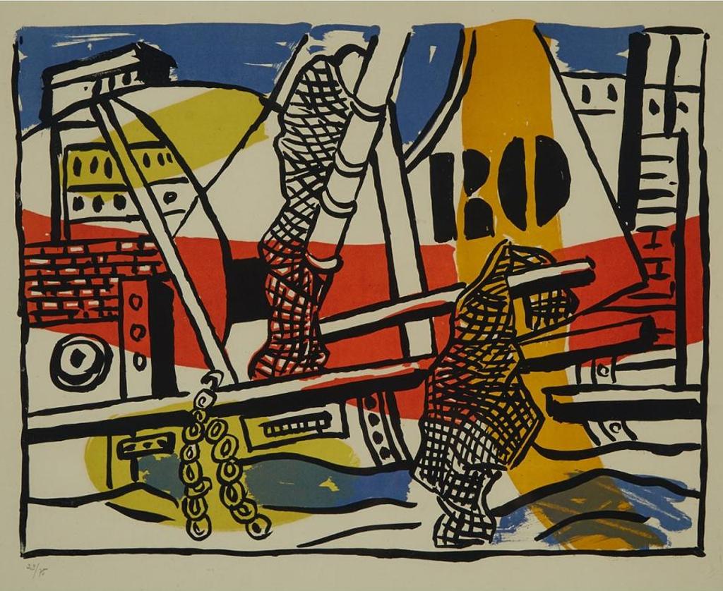 Fernand Léger (1881-1955) - Le Port De Trouville, 1951 [saphire, 117]
