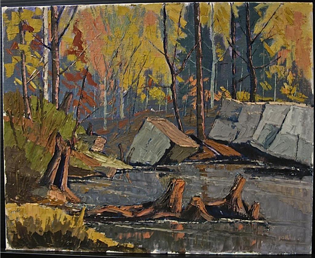 Dorothy “Dori” Parsons (1915-2010) - Autumn Pond