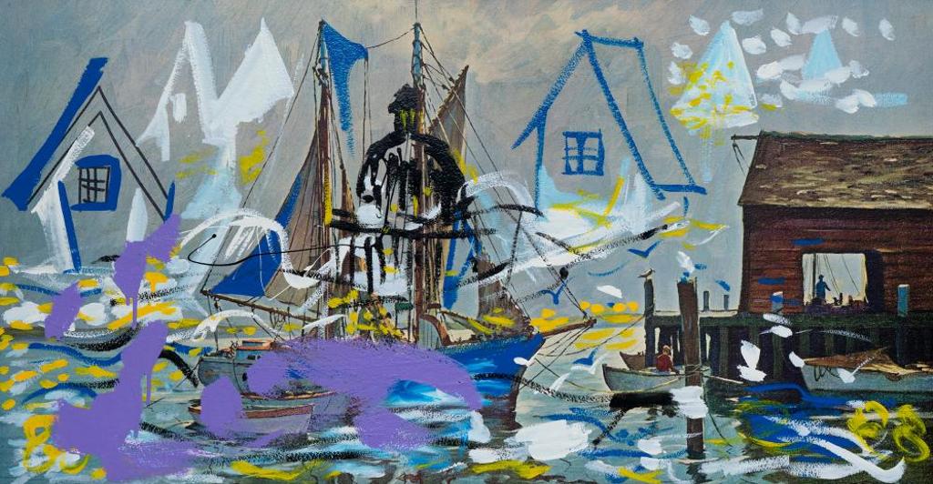 Roger Ing (1933-2008) - Untitled - Pierside