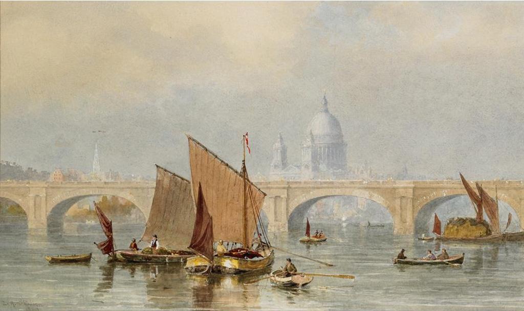 Lucius Richard O'Brien (1832-1899) - Waterloo Bridge