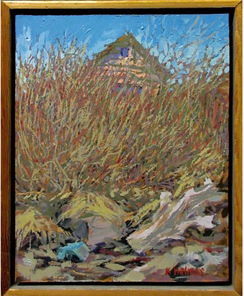 Keith Holmes (1946) - Untitled (Hilltop Cabin)
