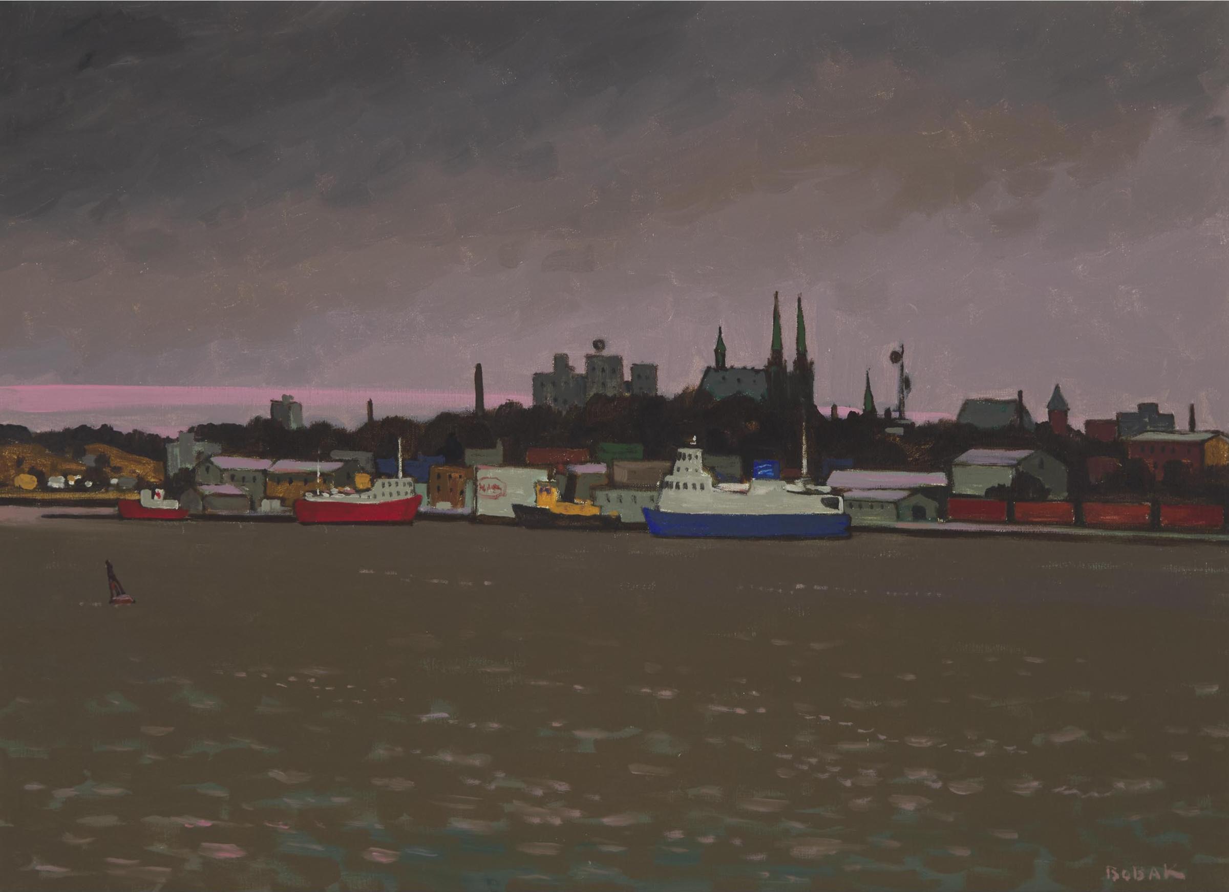 Bruno Joseph Bobak (1923-2012) - Charlottetown Harbour