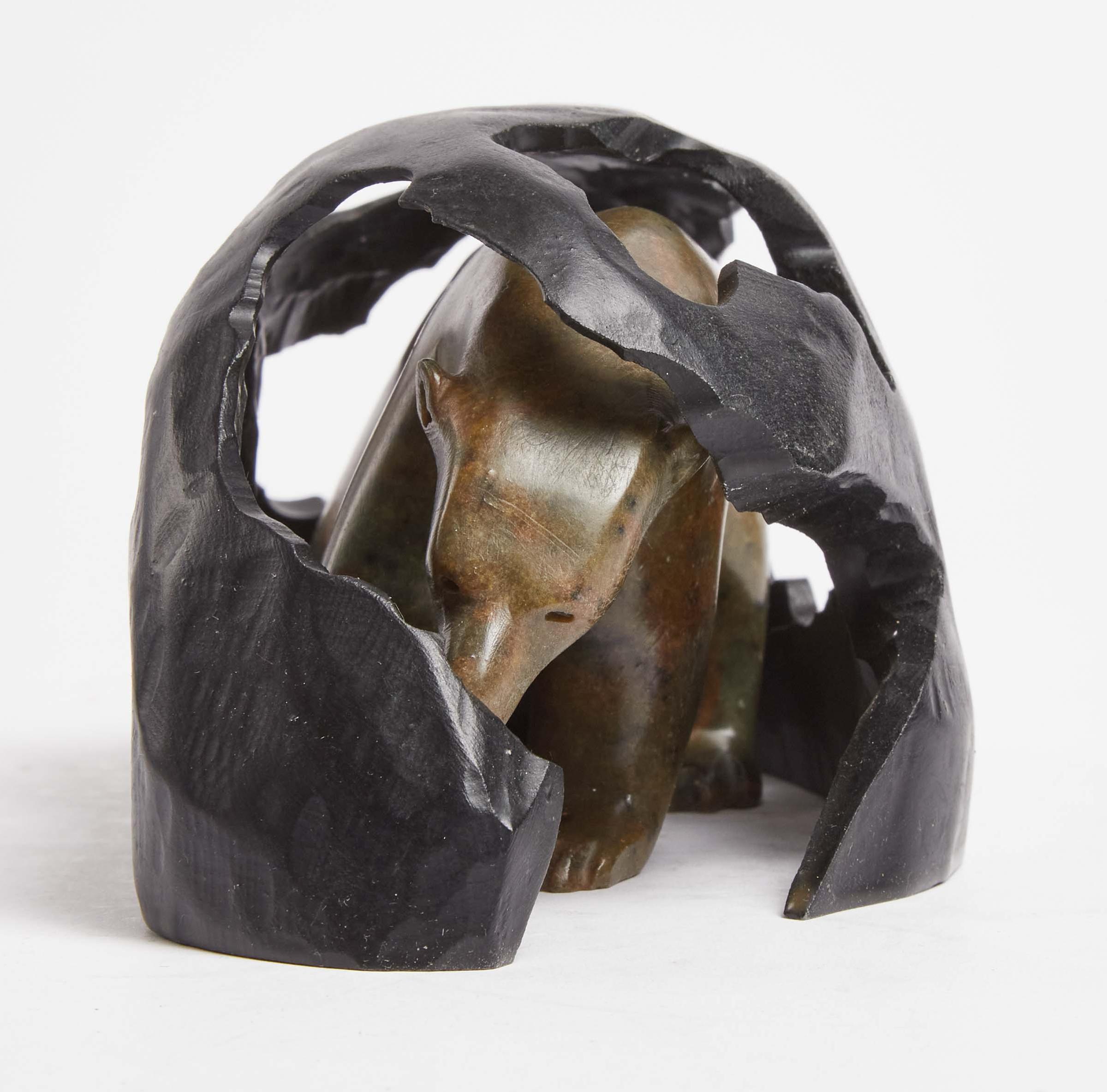 Bill Nasogaluak (1953) - Bear Falling Through Rotting Ice (Arctic Angst), 2011