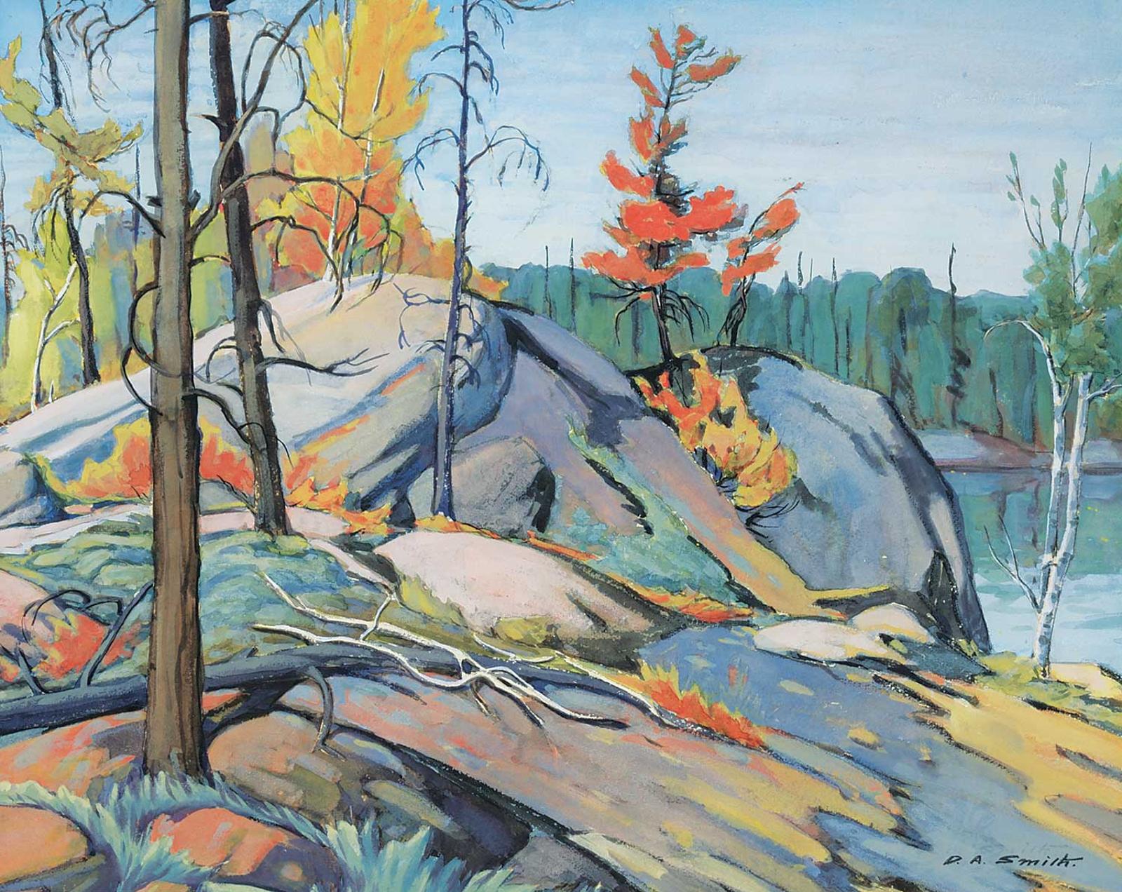 Donald Appelbee Smith (1917) - Untitled - Canadian Shield Country