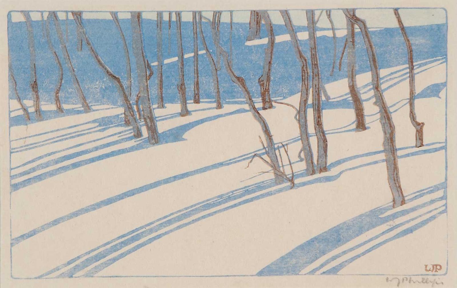 Walter Joseph (W.J.) Phillips (1884-1963) - The Red River in Winter